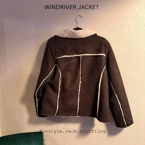 Windriver Women's Brown Teddy Jacket - Picture 2 of 2